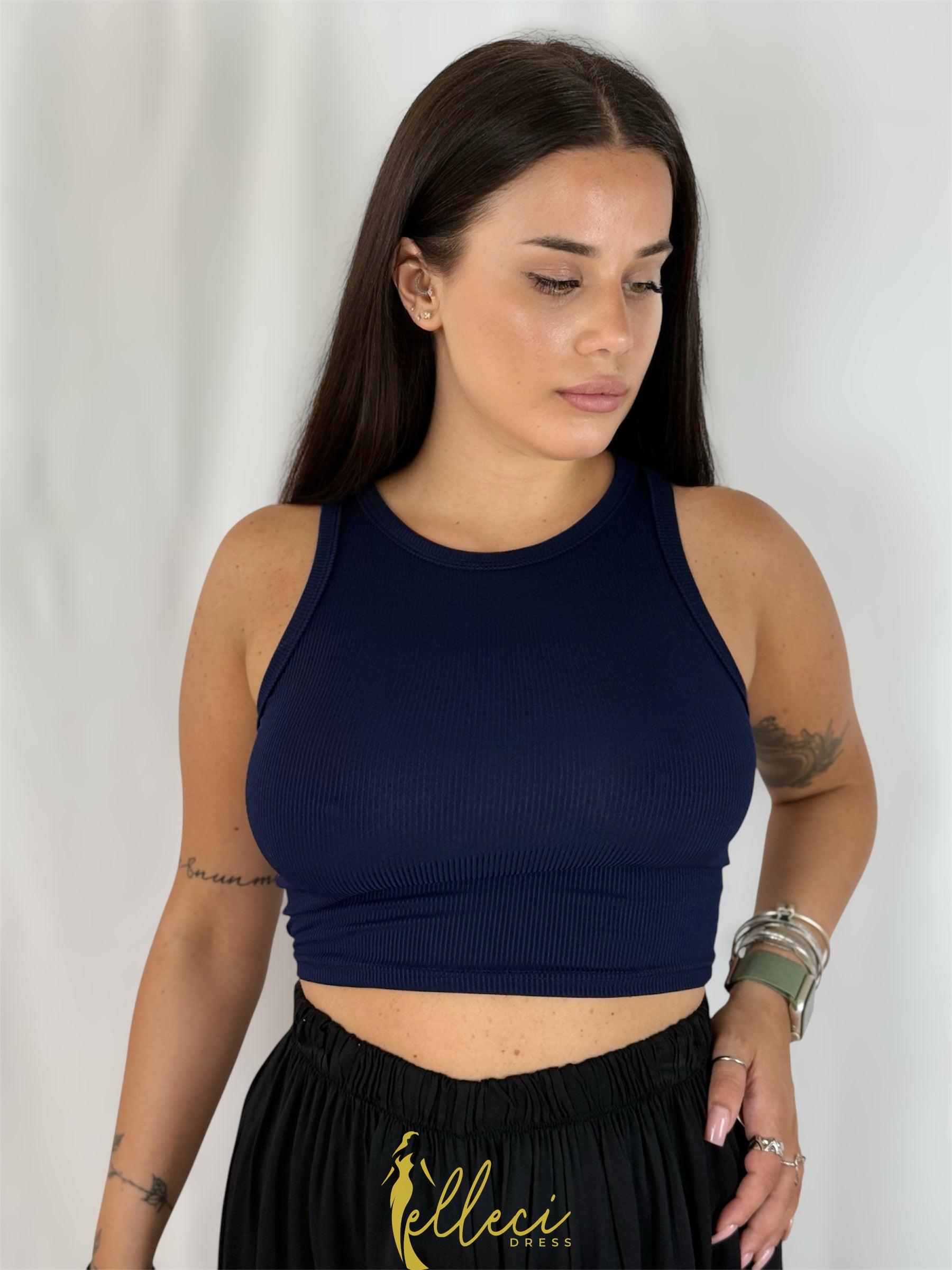 T-SHIRT CROP TOP COSTINE