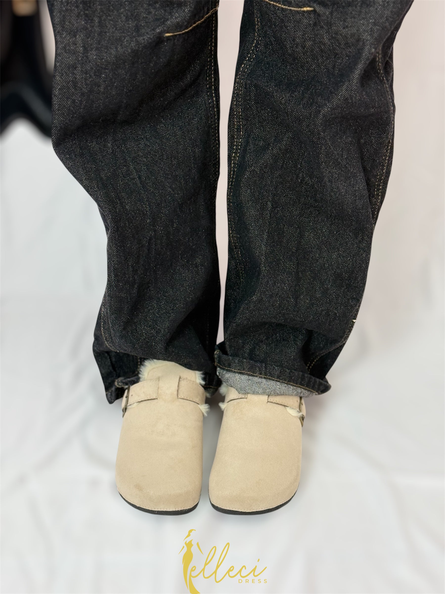 SANDALO FLAT BOSTON PELLICCIA