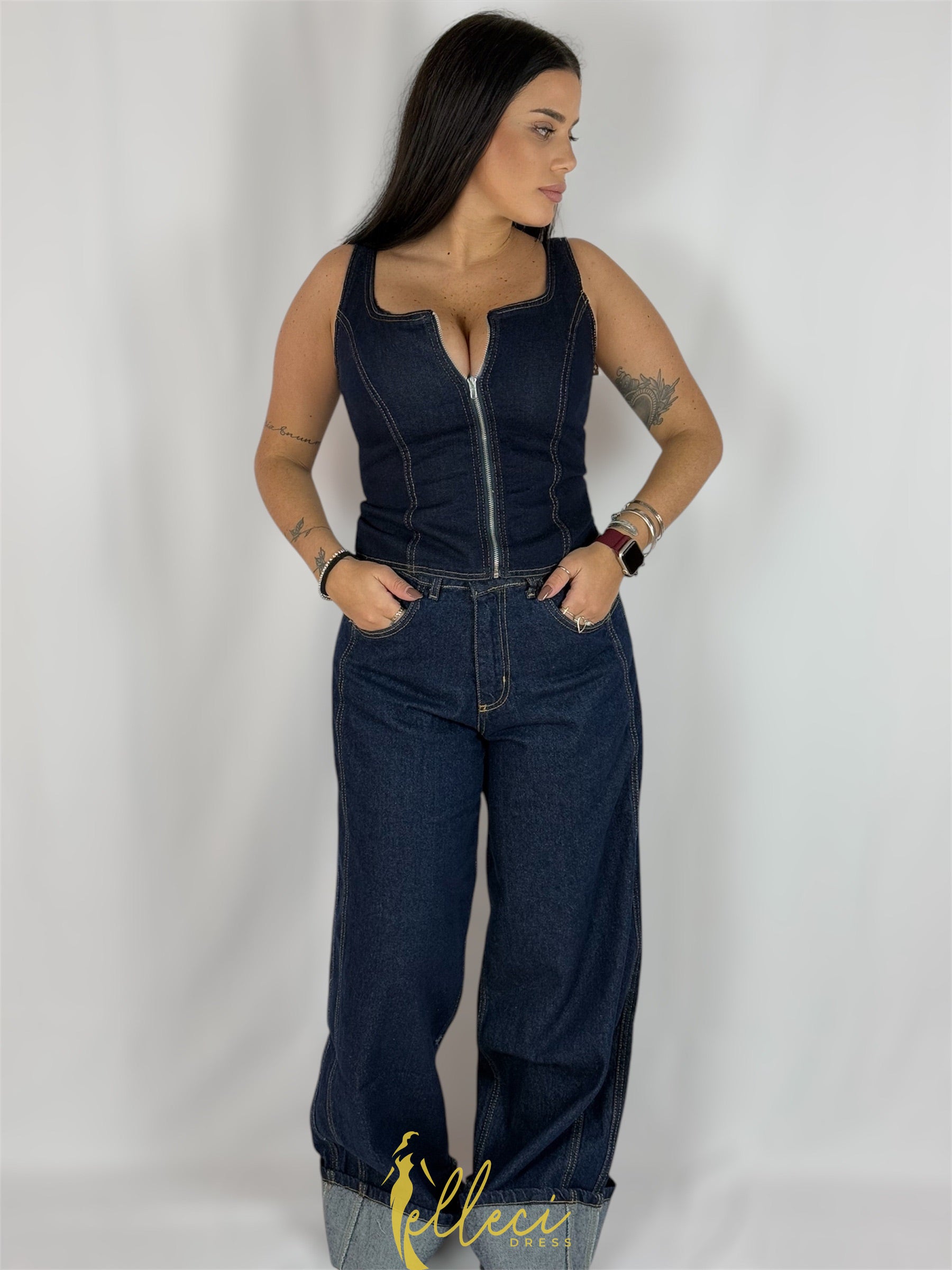 JEANS CARPENTER DENIM BLUE