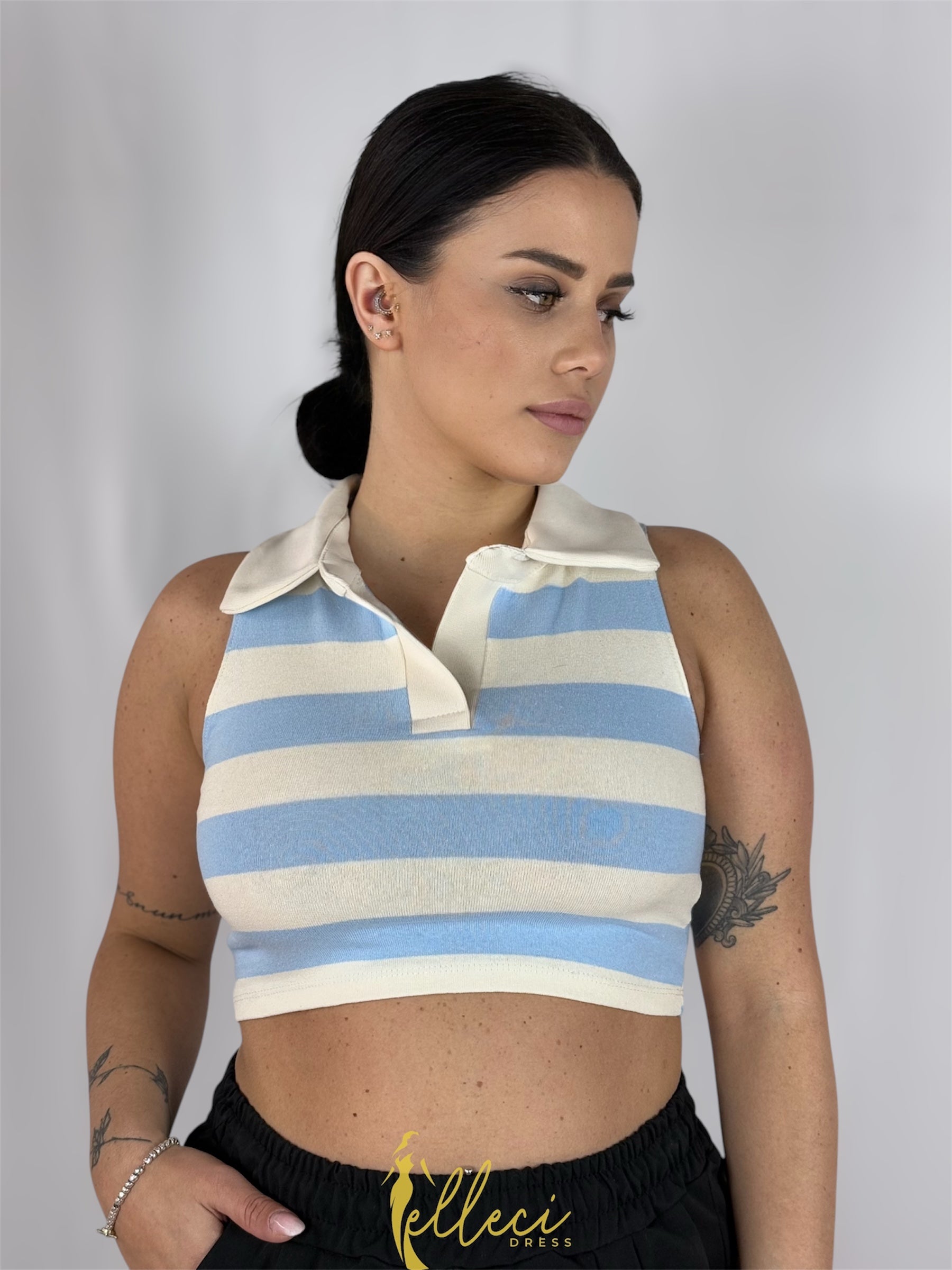 MINI POLO CROP