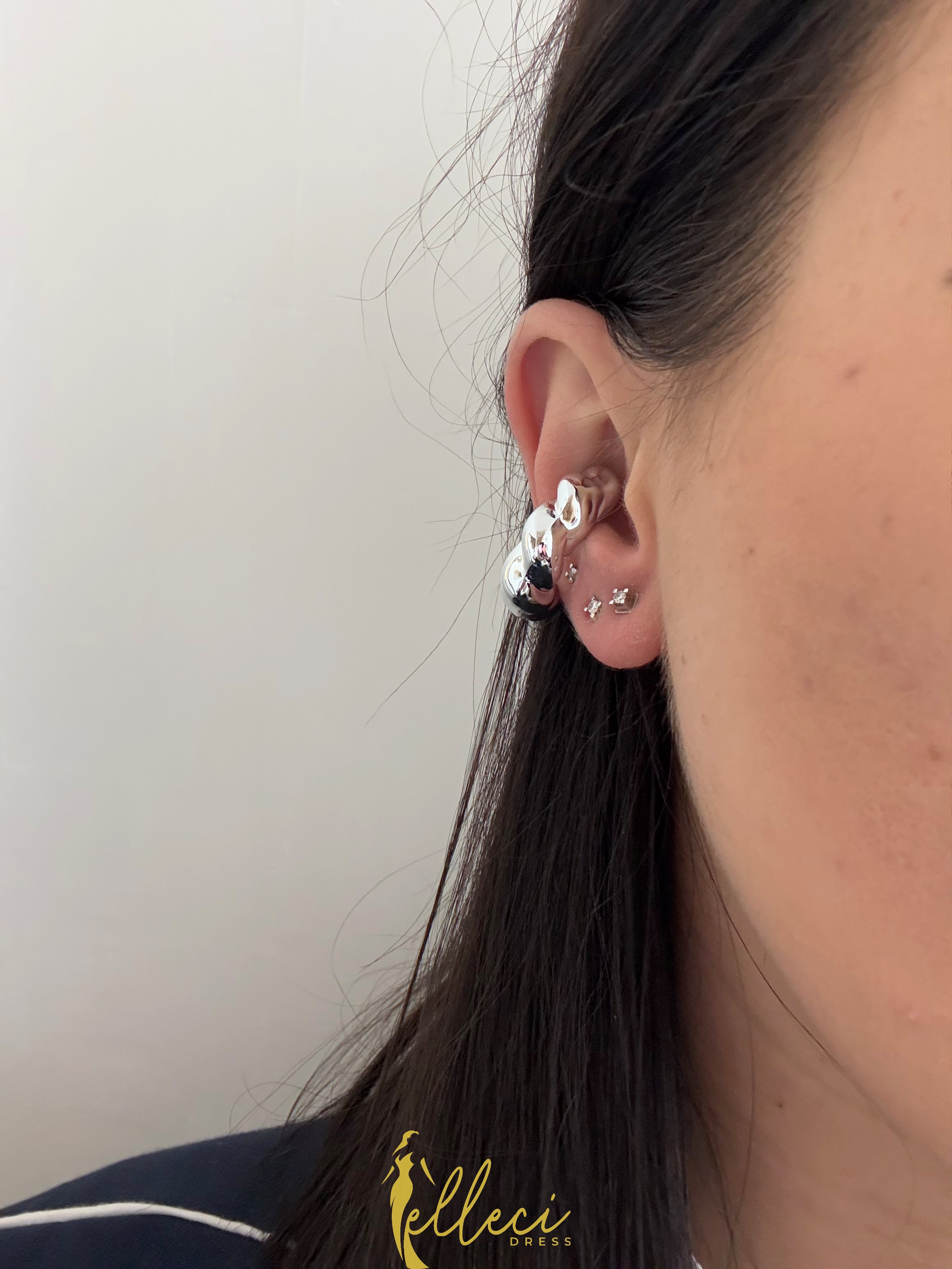 ORECCHINO EAR CUFF TRECCIA
