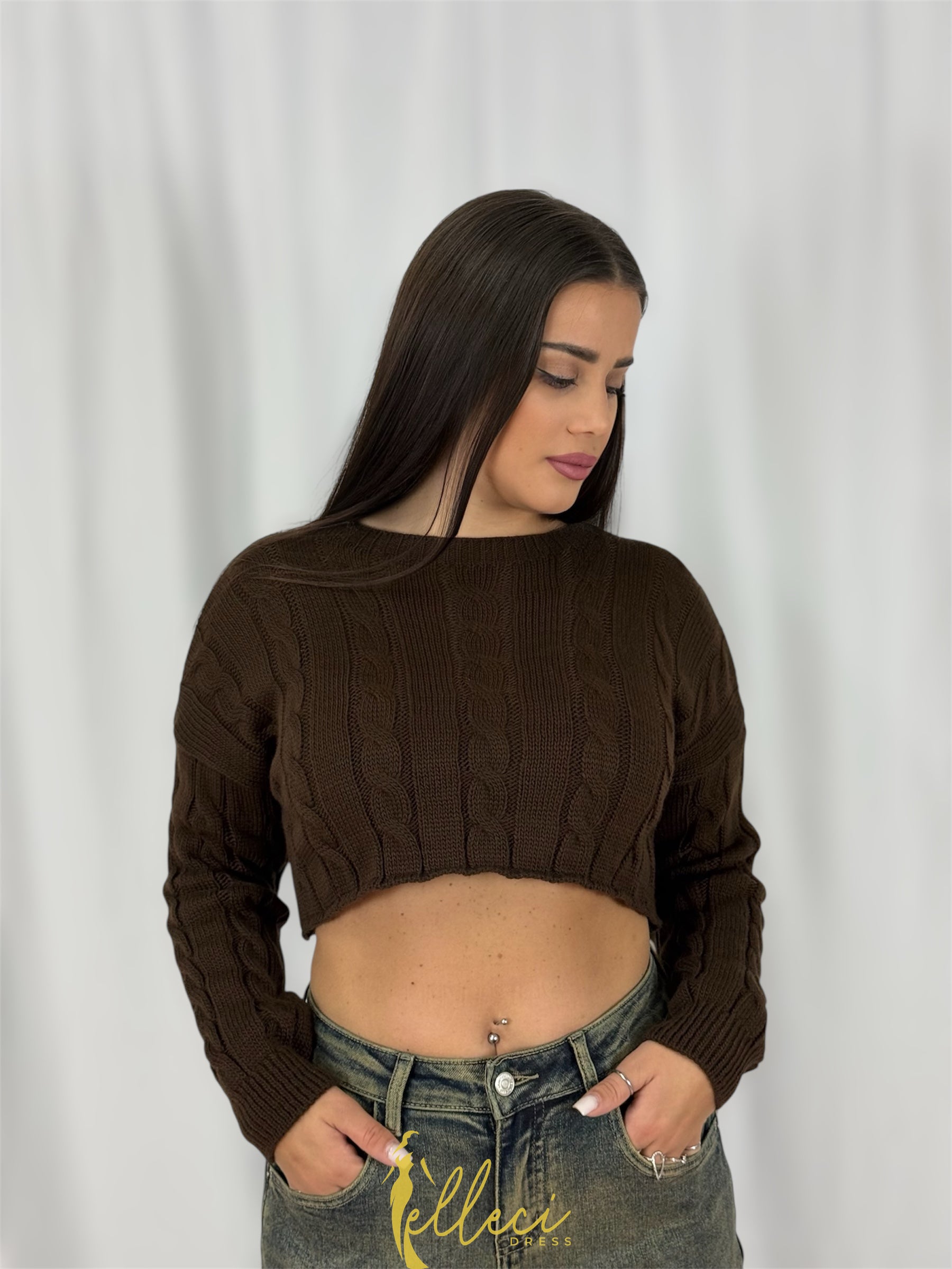 MAGLIONCINO CROP SMILE