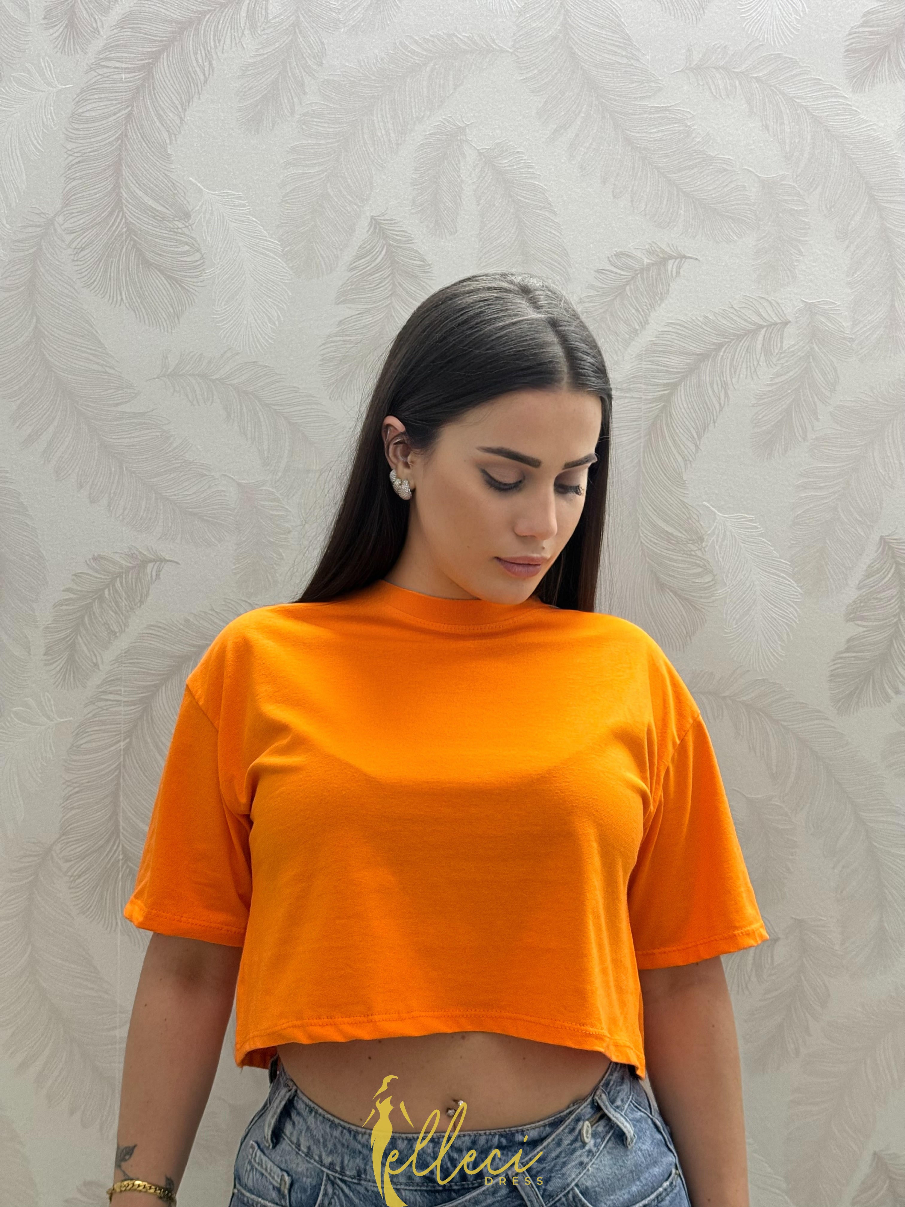 T-SHIRT CROP COTTON