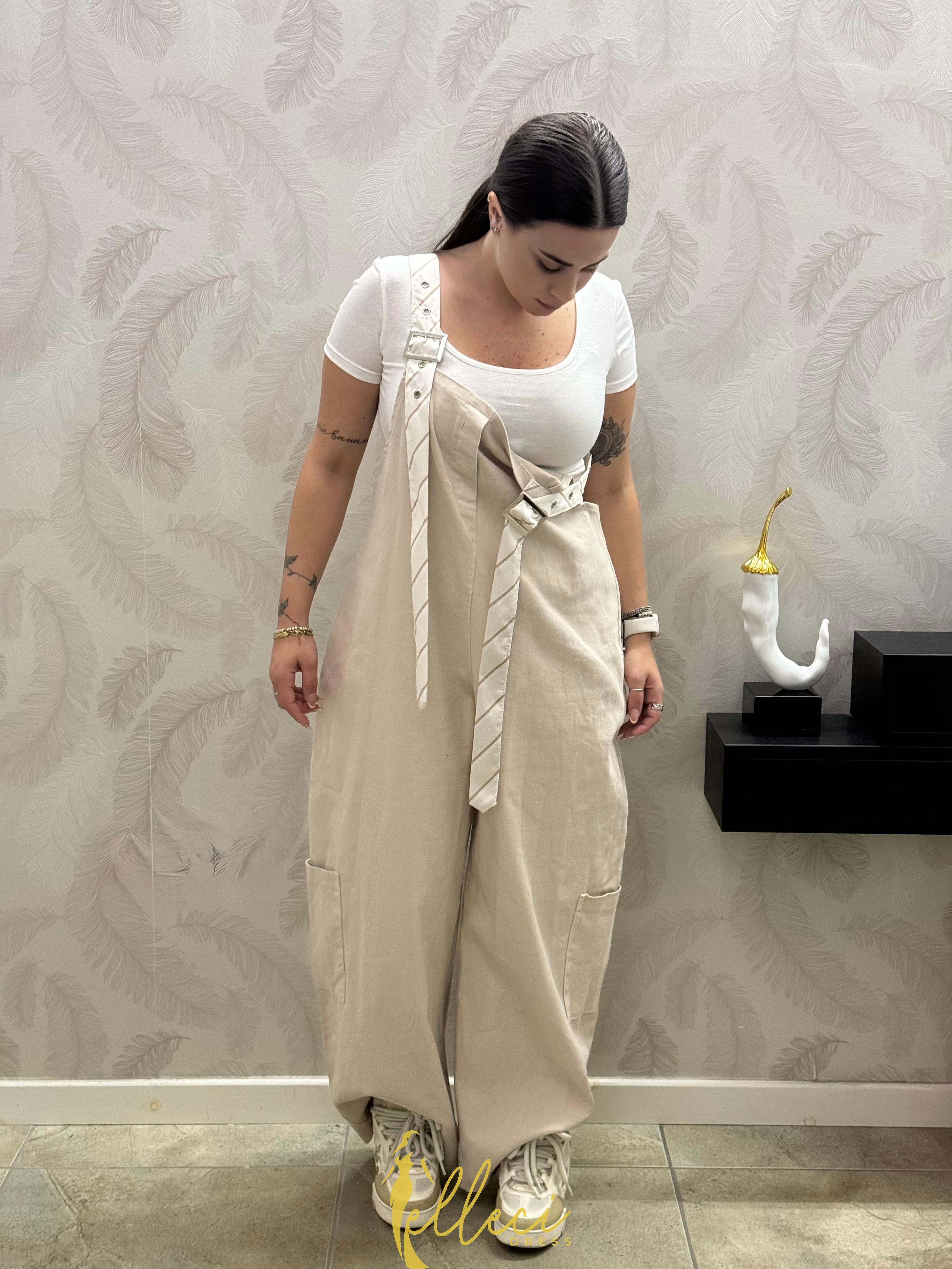 SALOPETTE JEANS MOON