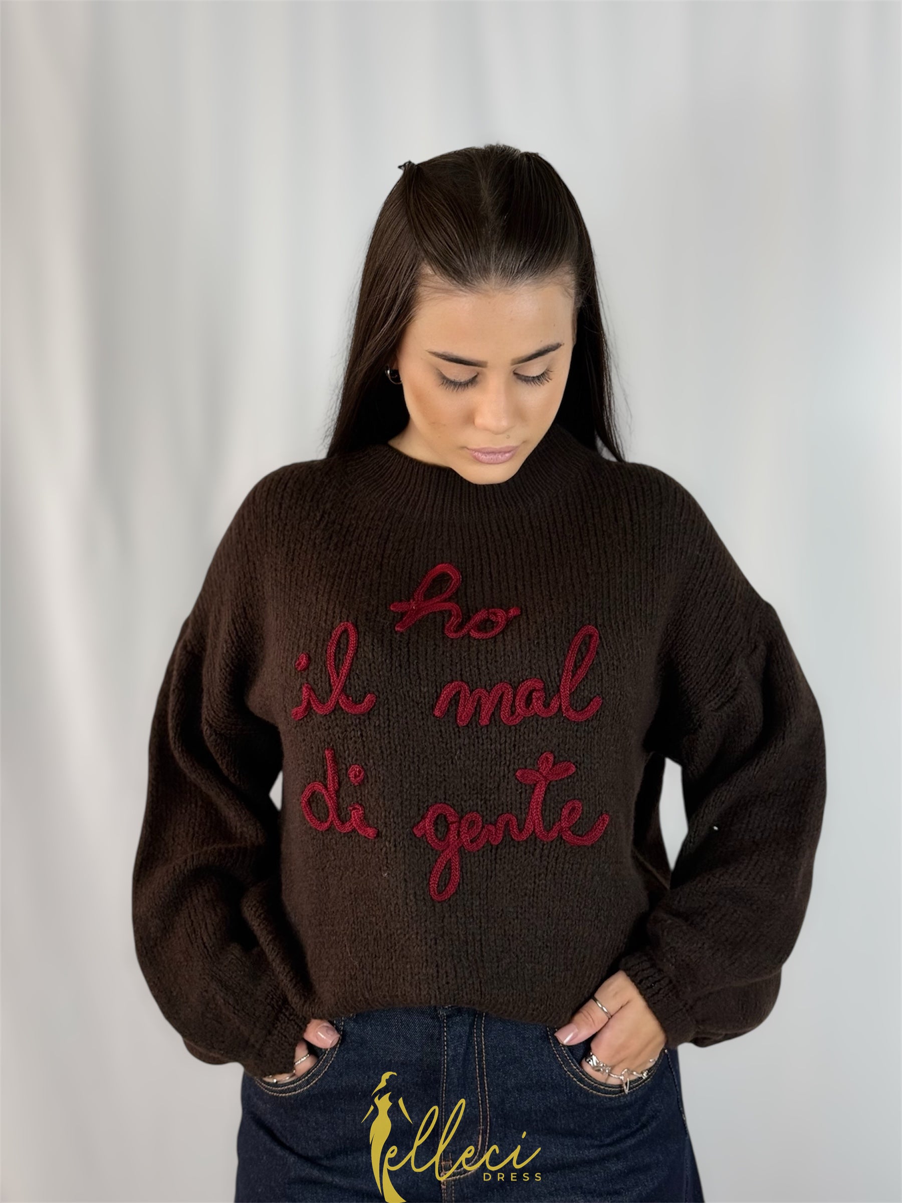 MAGLIONE "HO IL MAL DI GENTE"