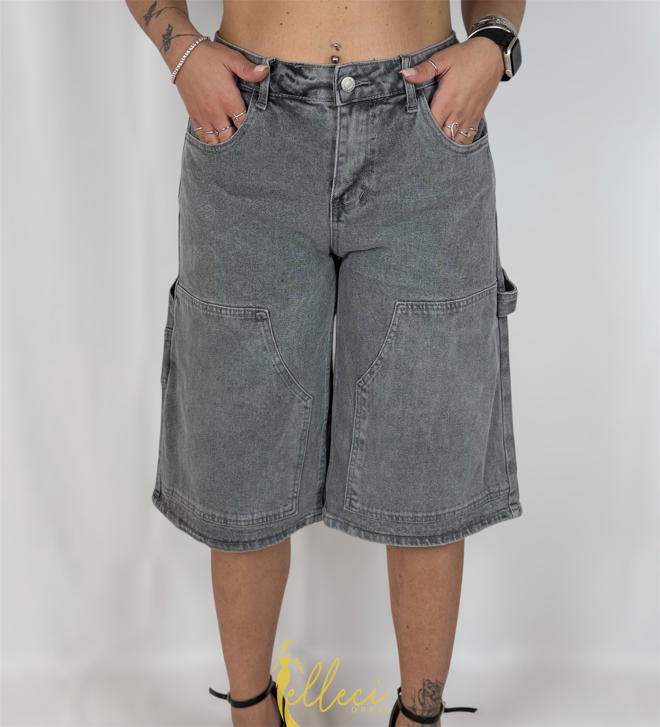 BERMUDA DENIM WOLLY