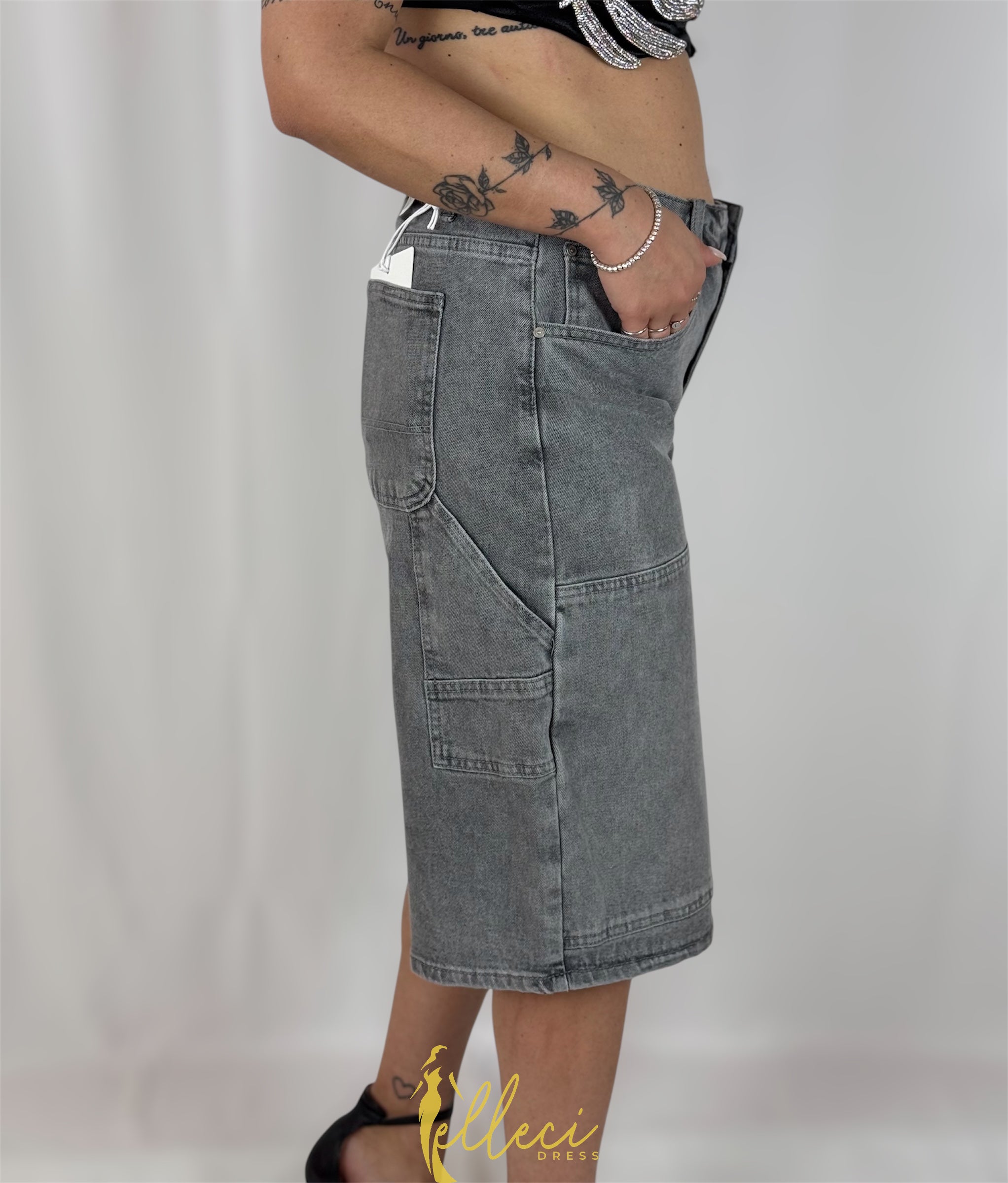 BERMUDA DENIM WOLLY